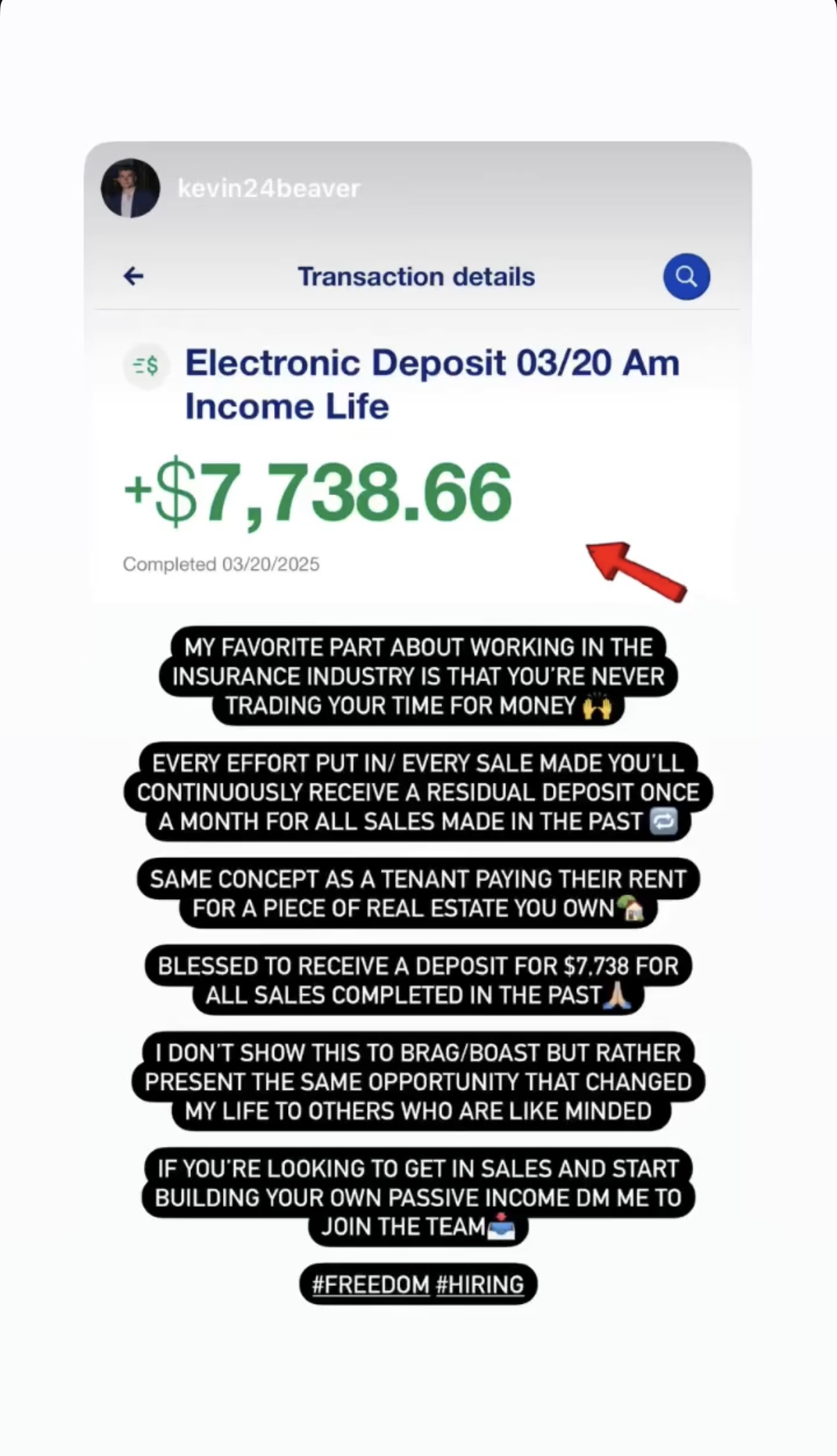 Agent success story